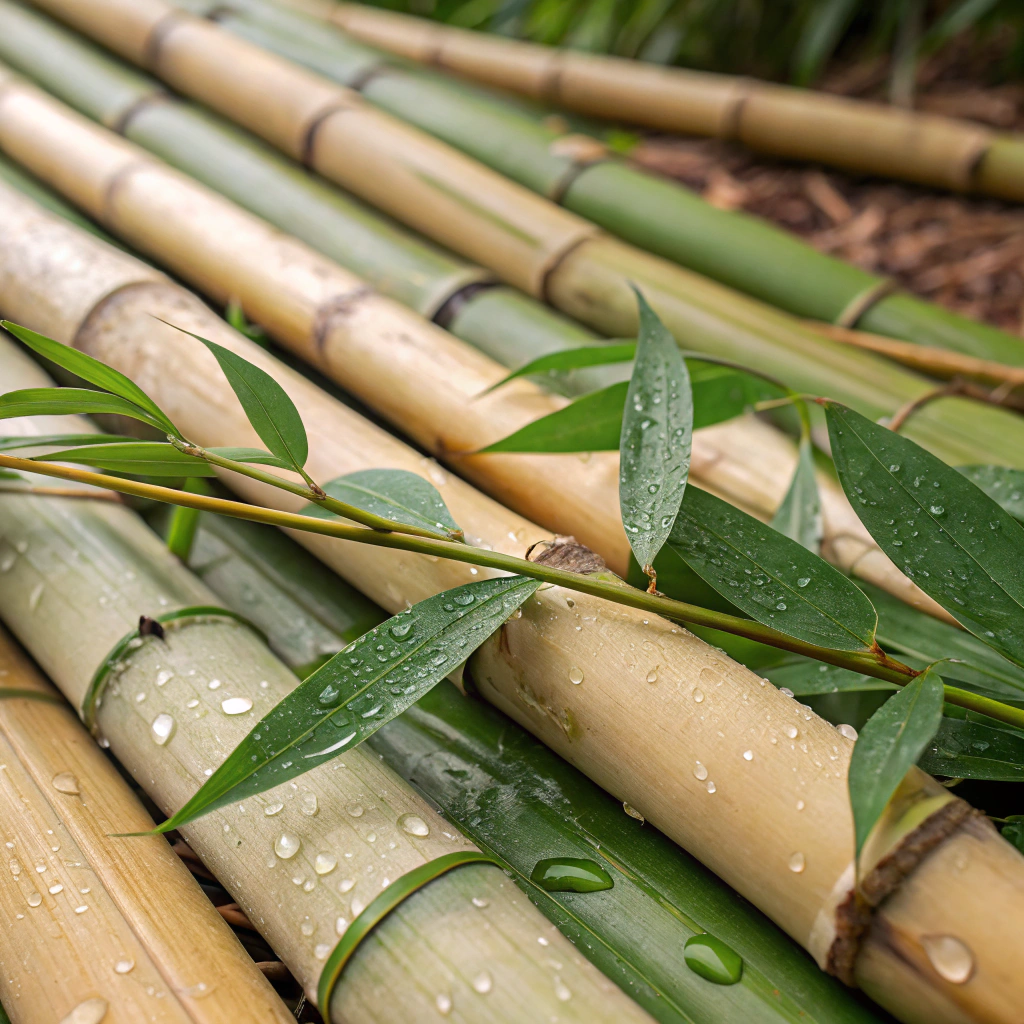 Close up of sustainable bamboo flooring